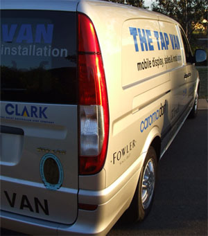 The Tap Van : Mobile Tap Display : Mobile Plumber